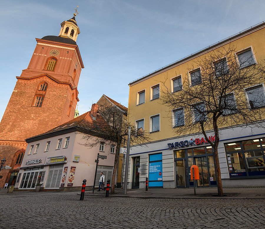 Außenansicht des Praxisstandortes in der Spandauer Altstadt